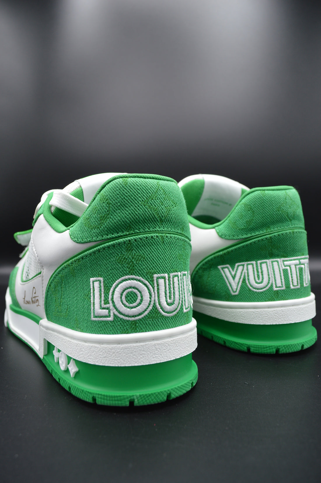 Louis Vuitton LV Trainer blanc/vert - T42