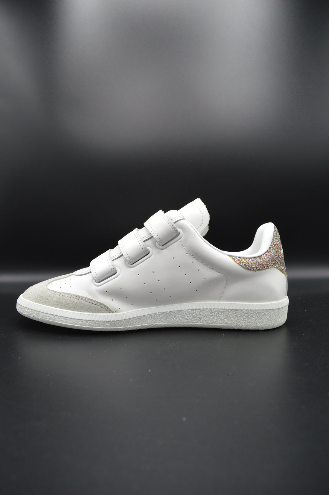 Isabel Marant beth blanc/gris/paillettes - T38