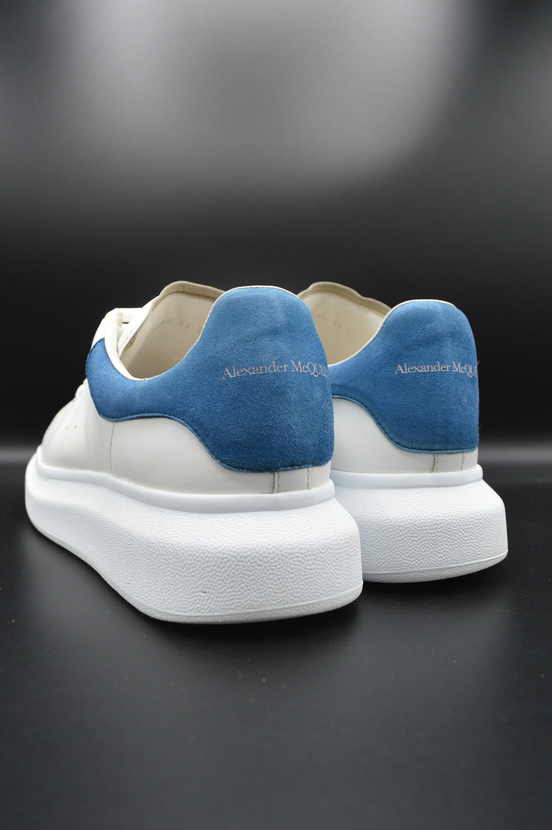Alexander Mcqueen oversize blanc/bleu - T43