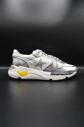 Golden Goose running sole blanc/argent - T38