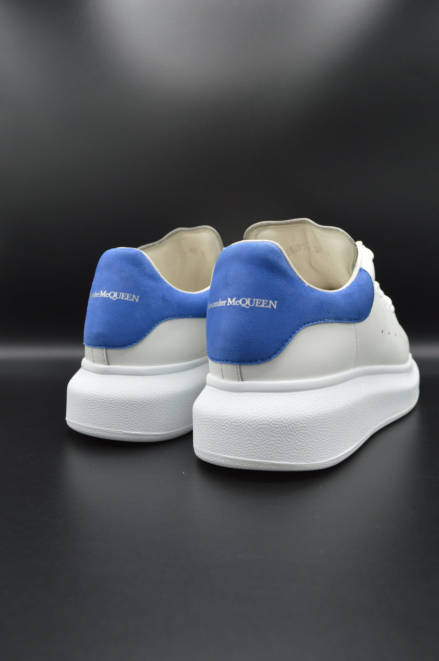 Alexander Mcqueen oversize blanc/bleu marine - T38