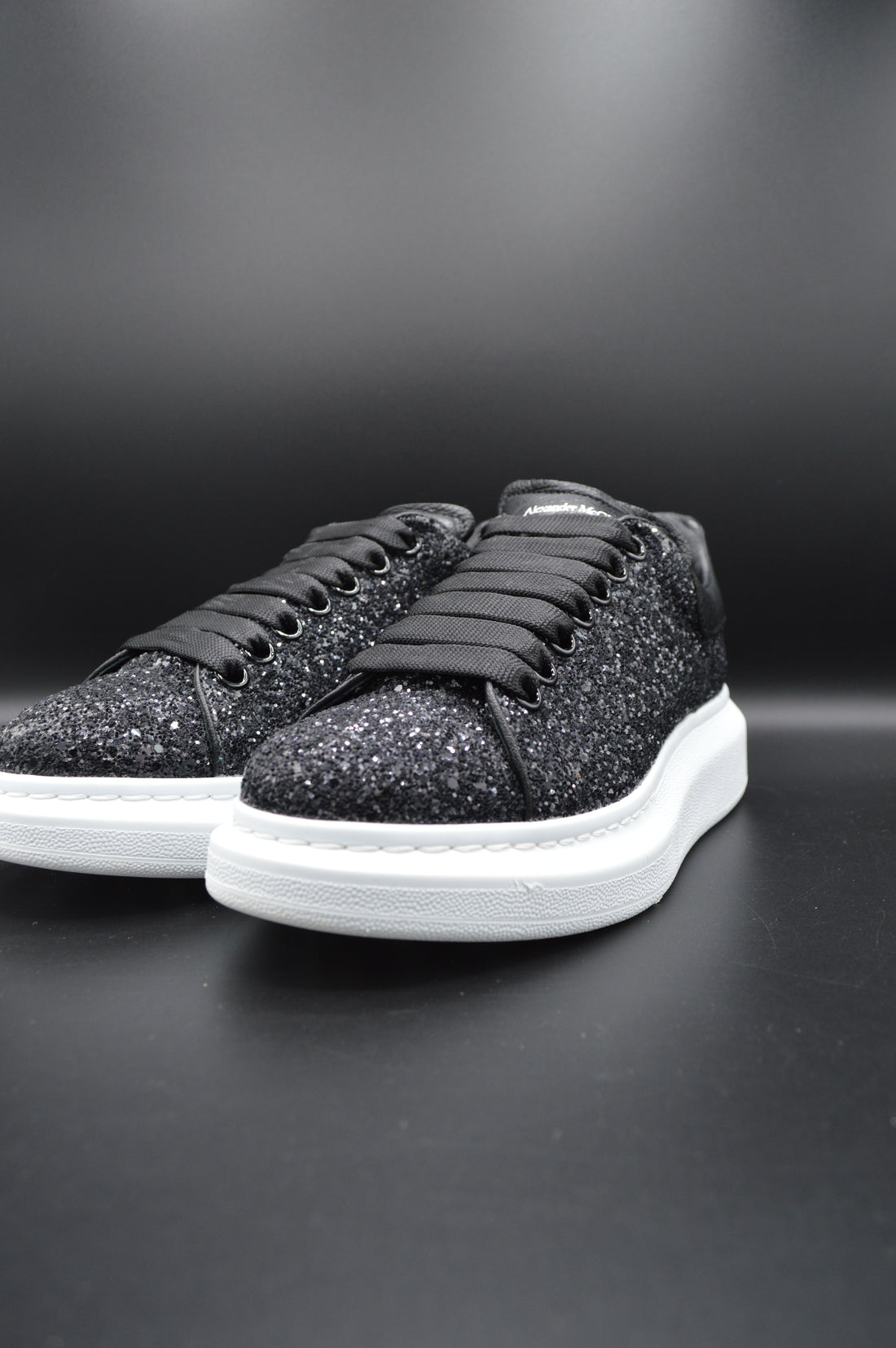 Alexander Mcqueen oversize paillettes noires - T39