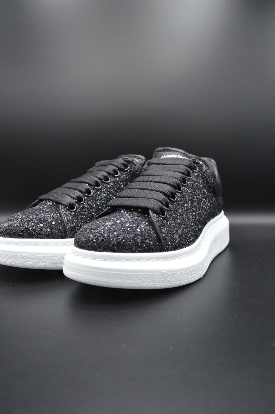 Alexander Mcqueen oversize paillettes noires - T39
