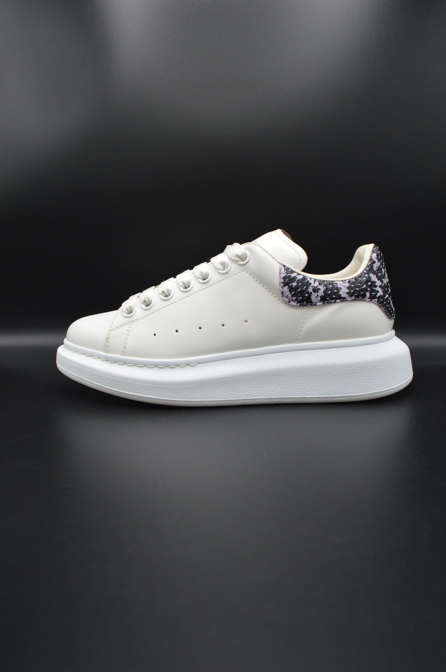 Alexander Mcqueen oversize blanc/ python noir rose - T38