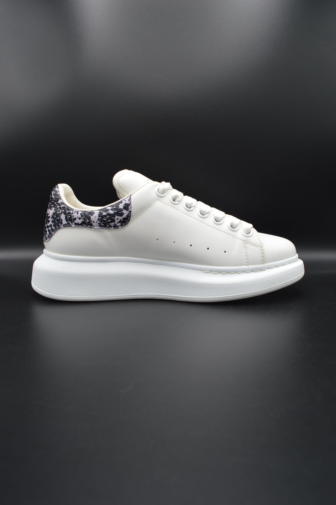 Alexander Mcqueen oversize blanc/ python noir rose - T38