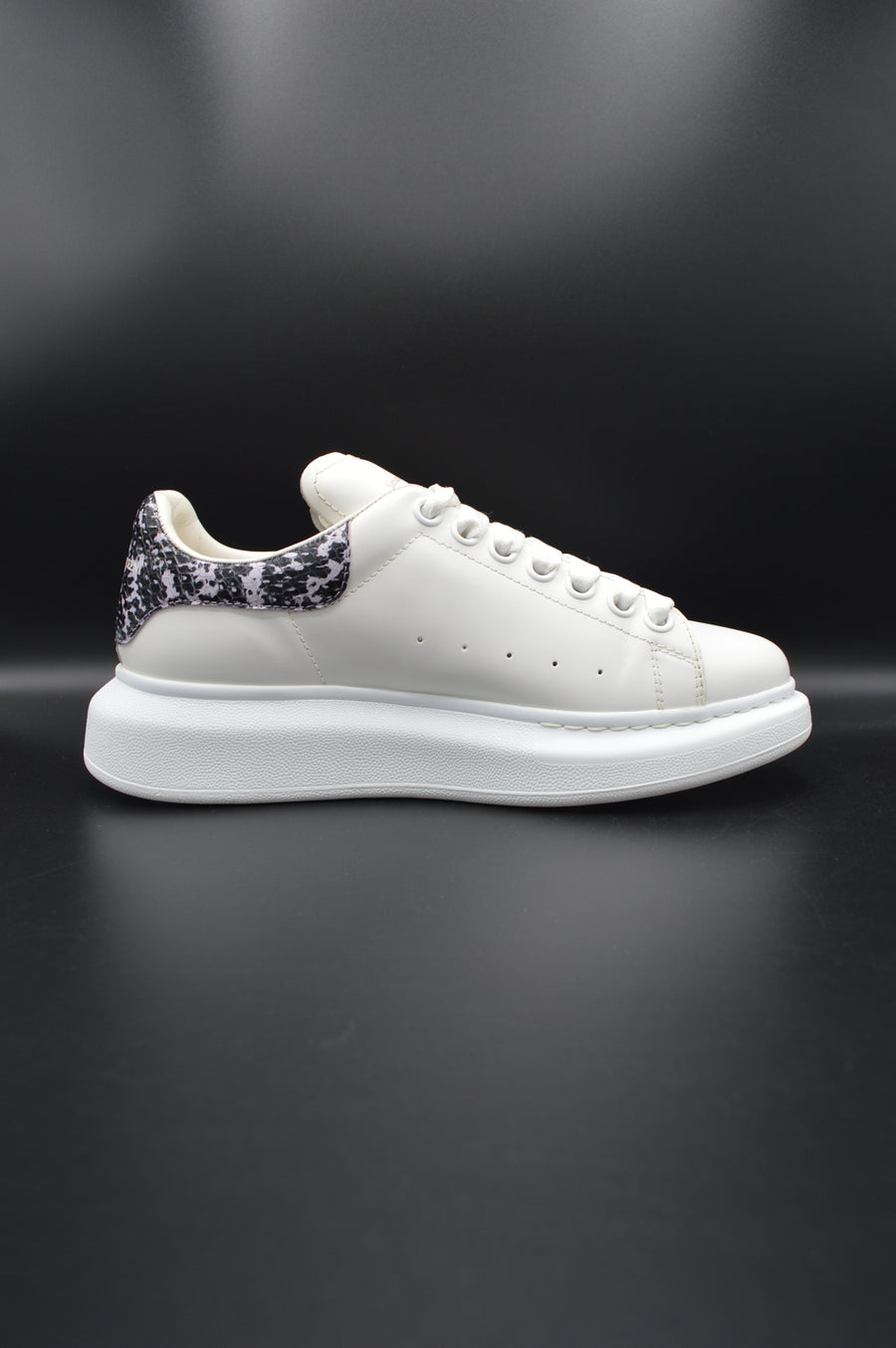 Alexander Mcqueen oversize blanc/ python noir rose - T38