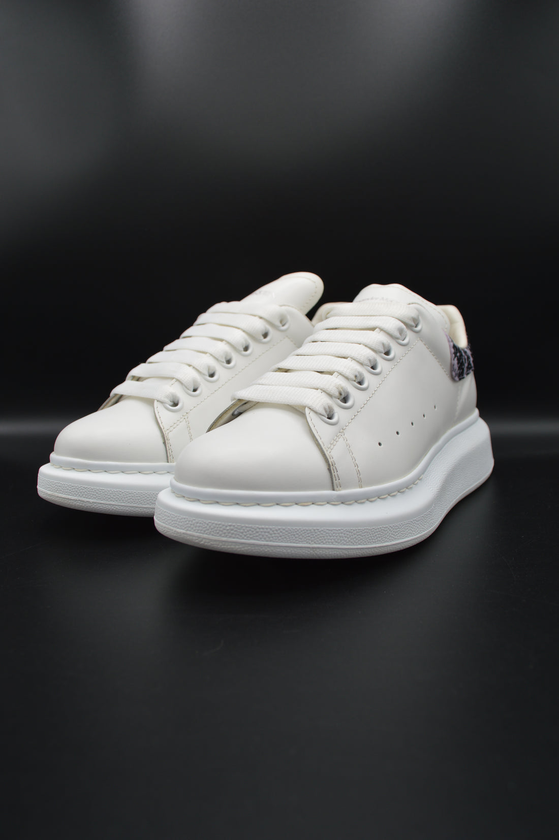Alexander Mcqueen oversize blanc/ python noir rose - T38