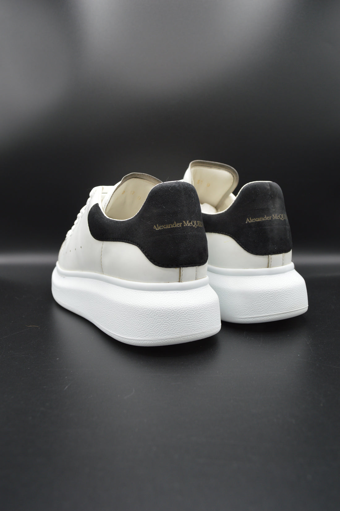 Alexander Mcqueen Oversize blanc/noir - T37