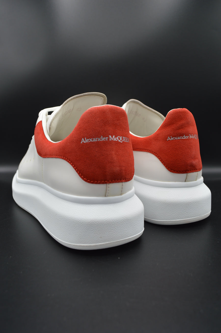 Alexander Mcqueen Oversize blanc/rouge - T43