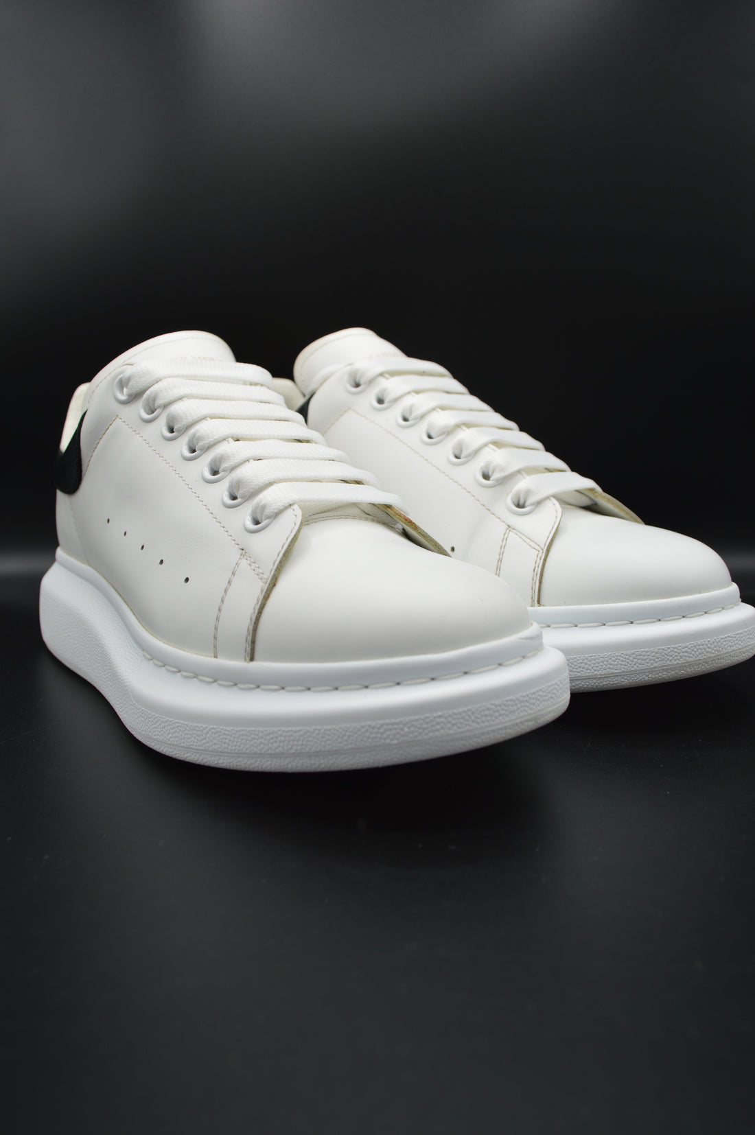 Alexander Mcqueen oversize blanc/noir - T42