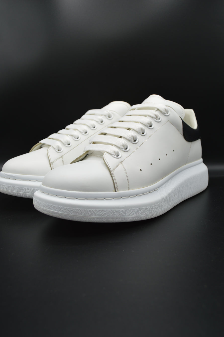 Alexander Mcqueen oversize blanc/noir - T42