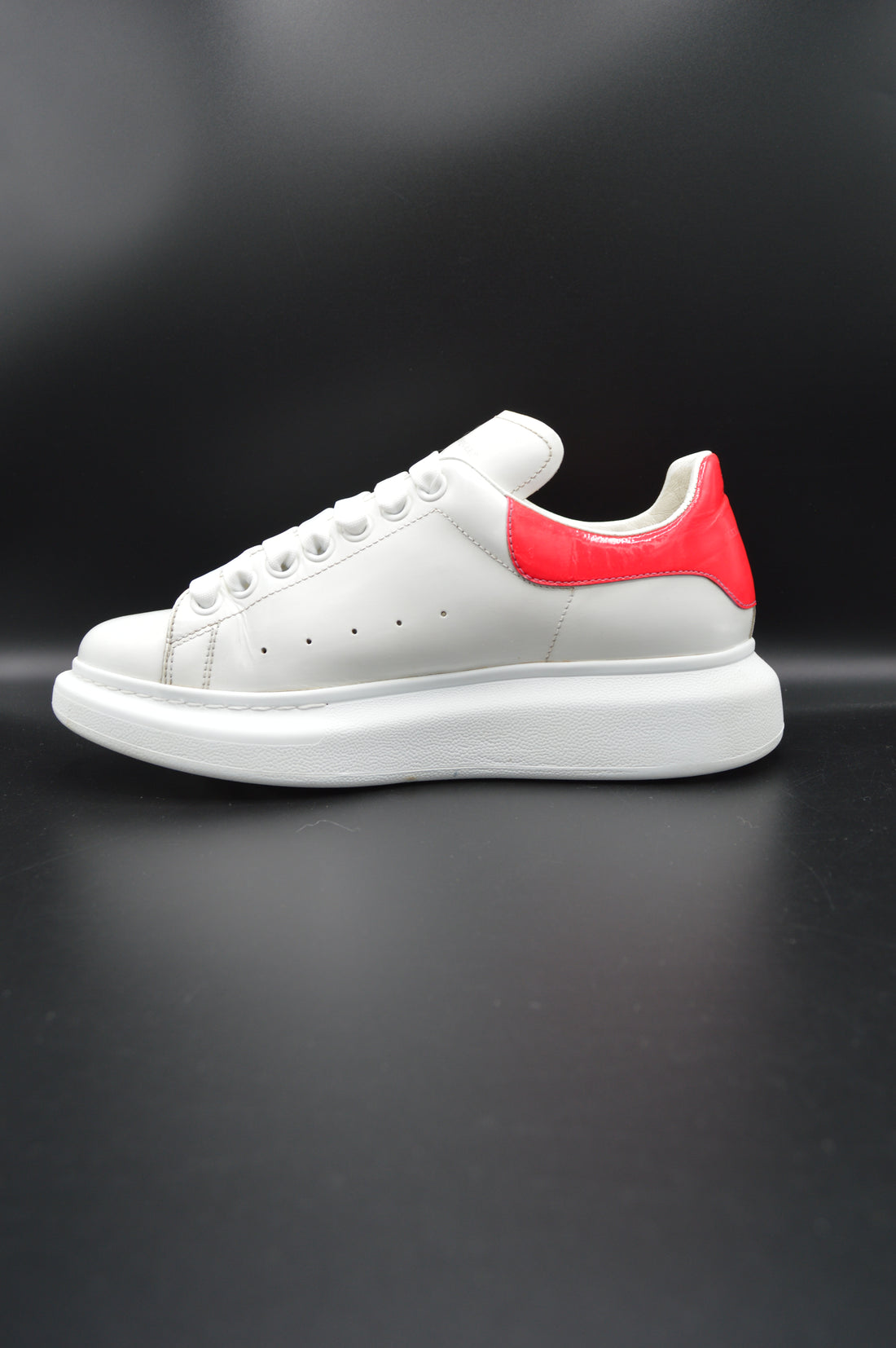 Alexander Mcqueen Oversize blanc/rose fluo - T39