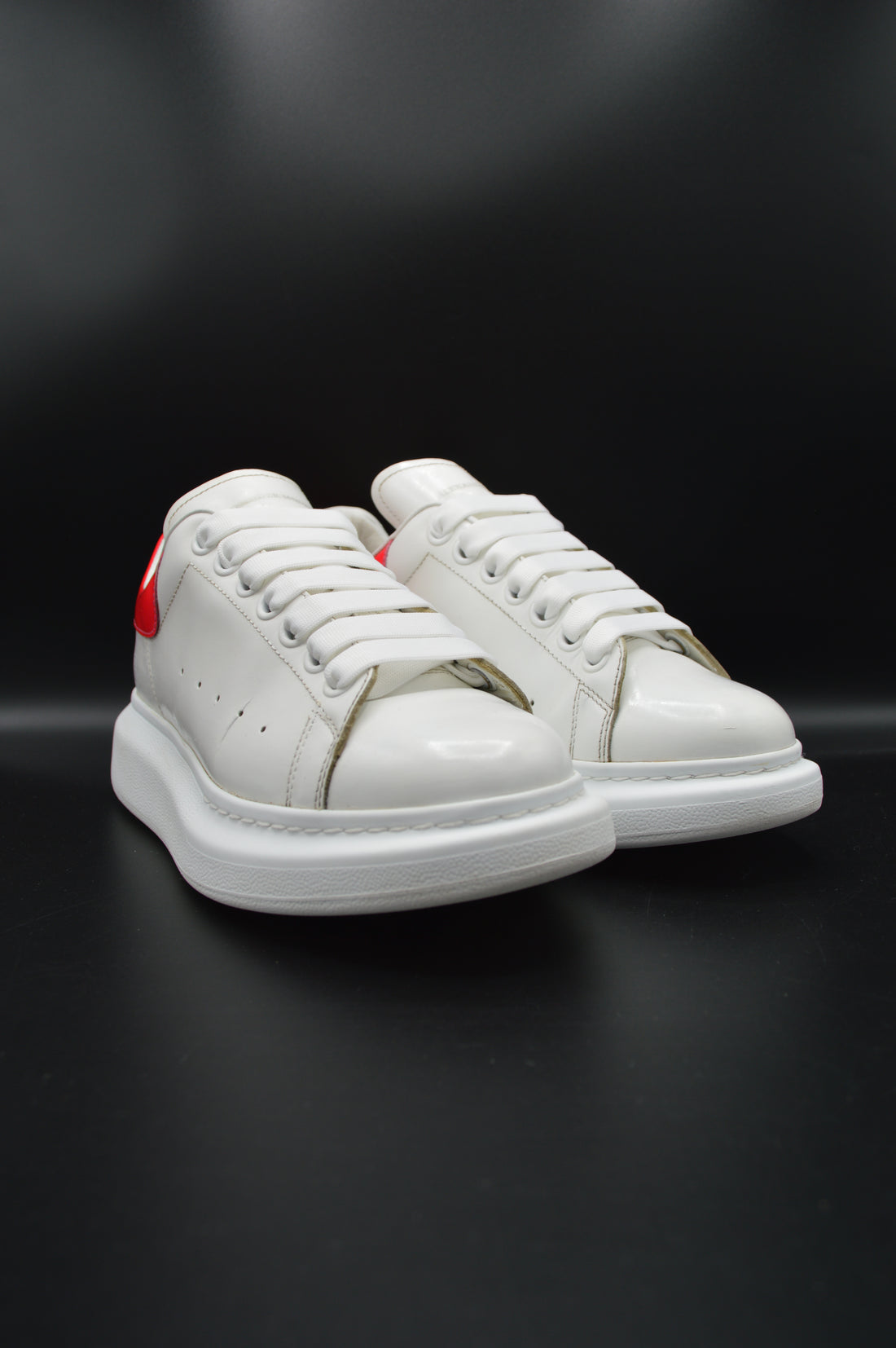 Alexander Mcqueen Oversize blanc/rose fluo - T39