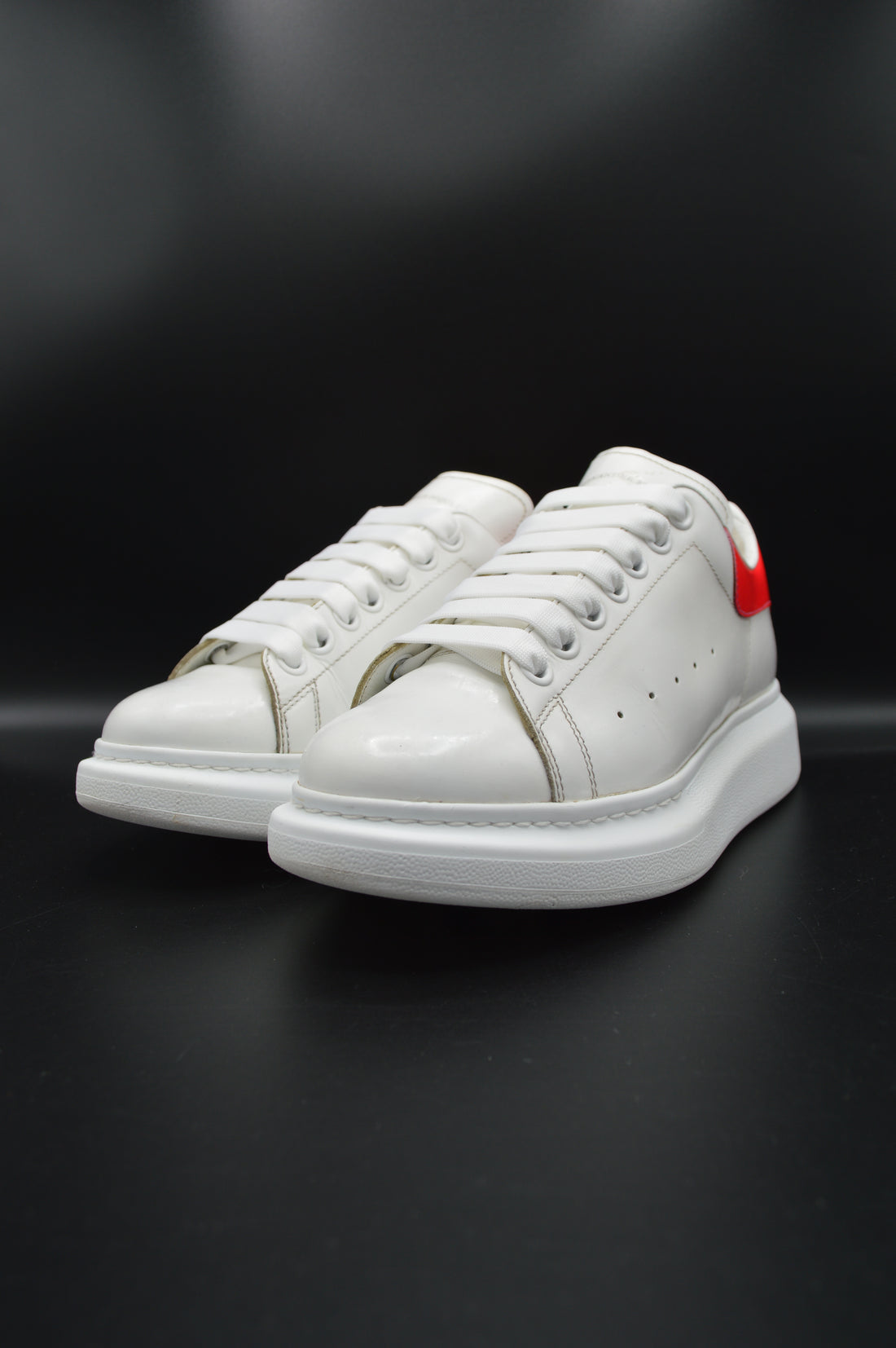 Alexander Mcqueen Oversize blanc/rose fluo - T39