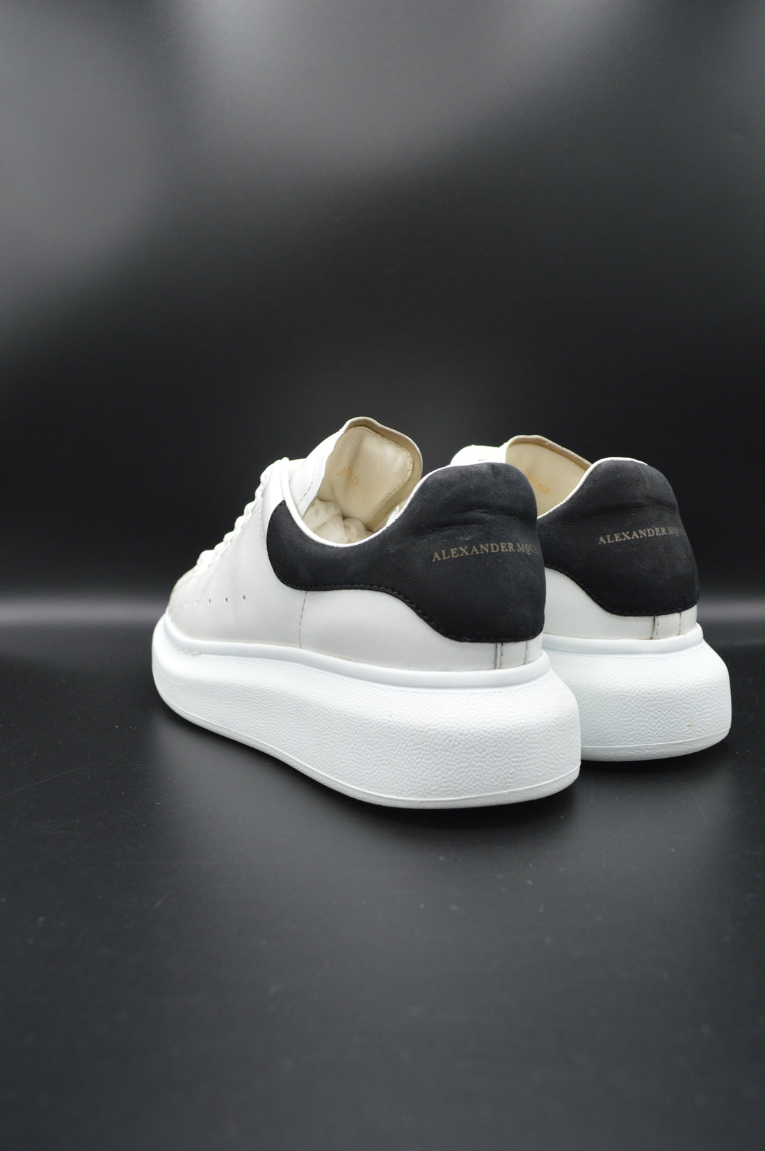 Alexander Mcqueen Oversize blanc/noir - T37,5