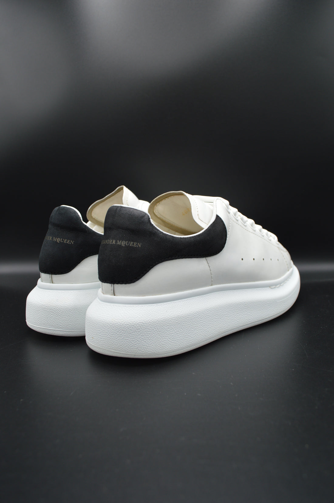 Alexander Mcqueen Oversize blanc/noir - T37,5