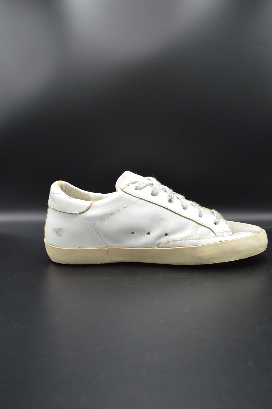 Golden Goose superstar blanc/noir/gris - T37