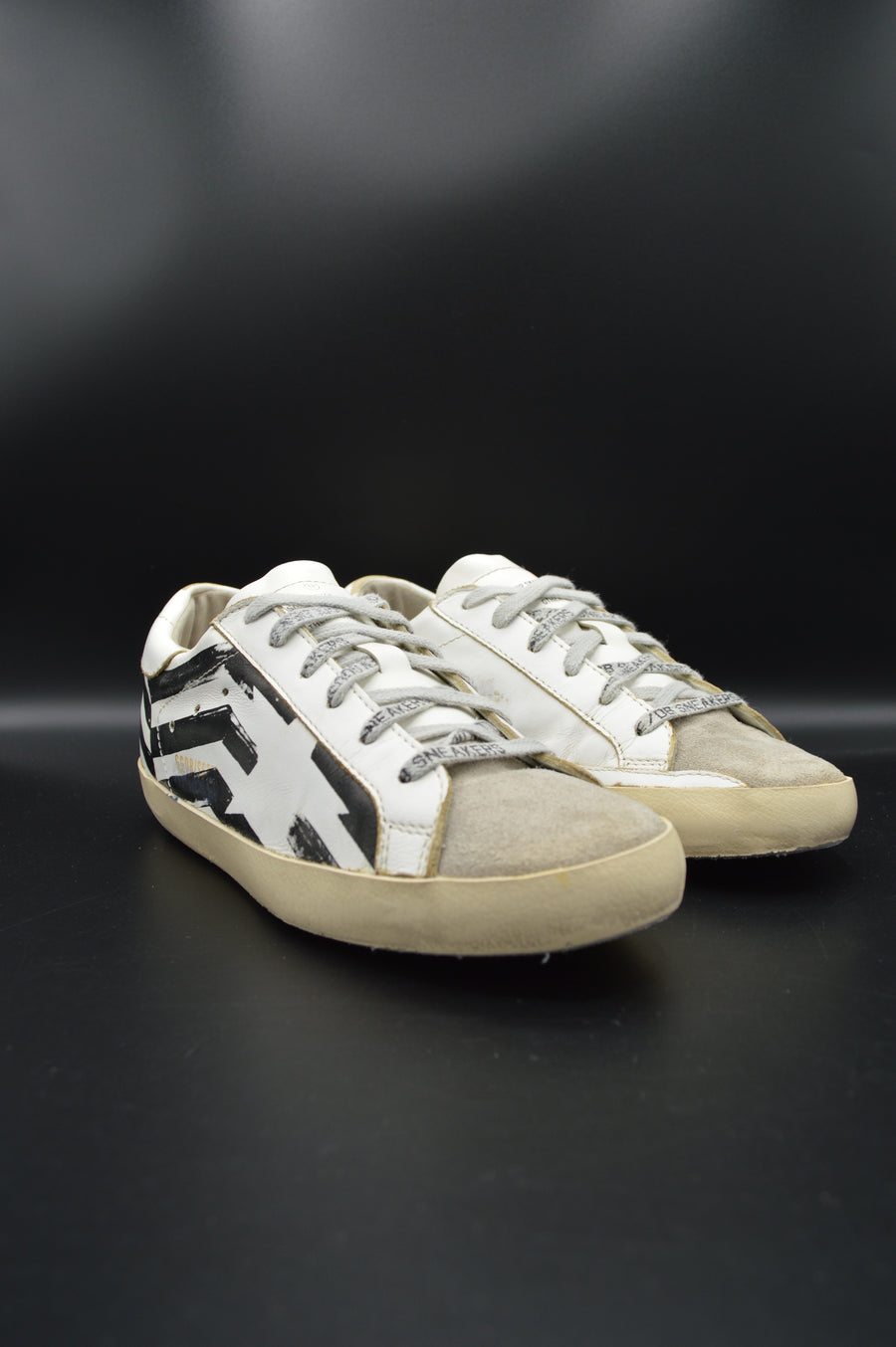 Golden Goose superstar blanc/noir/gris - T37