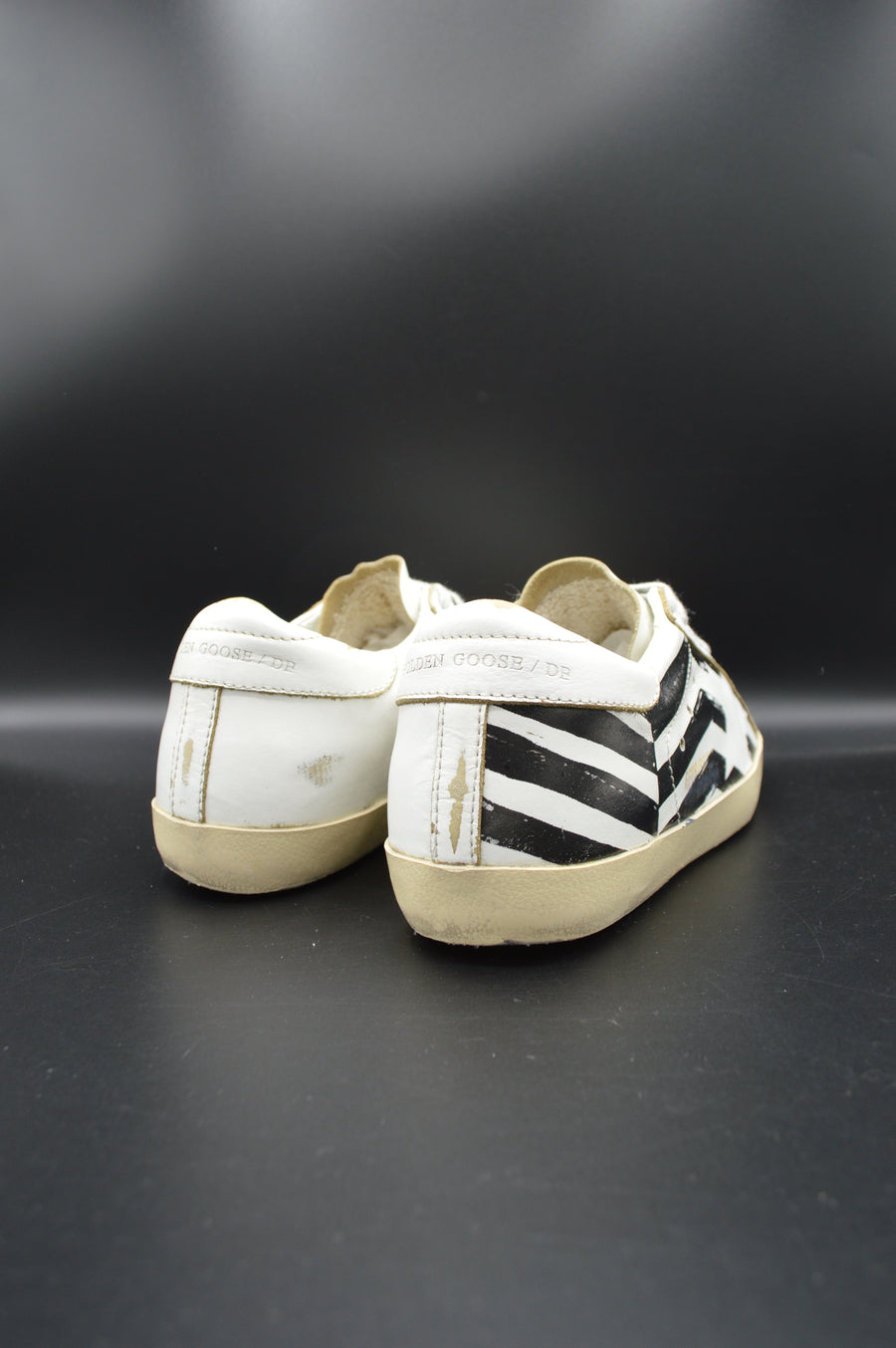 Golden Goose superstar blanc/noir/gris - T37