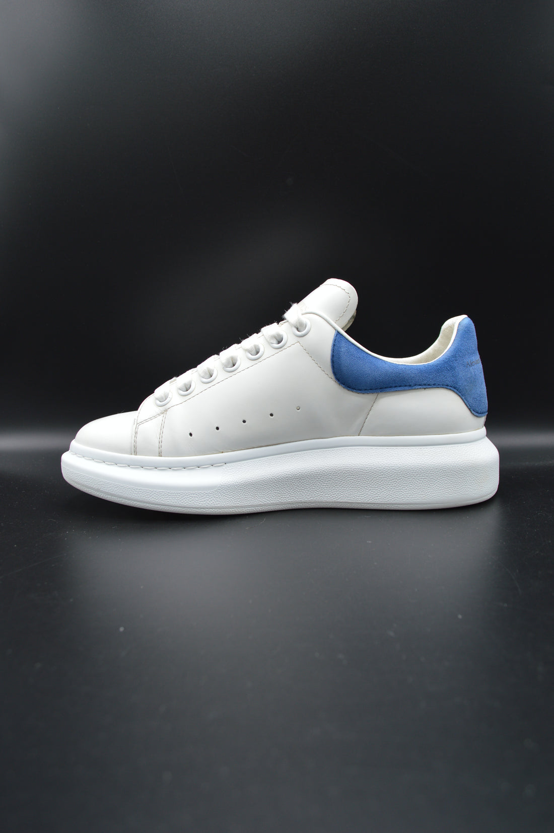Alexander Mcqueen Oversize blanc/bleu marine - T39