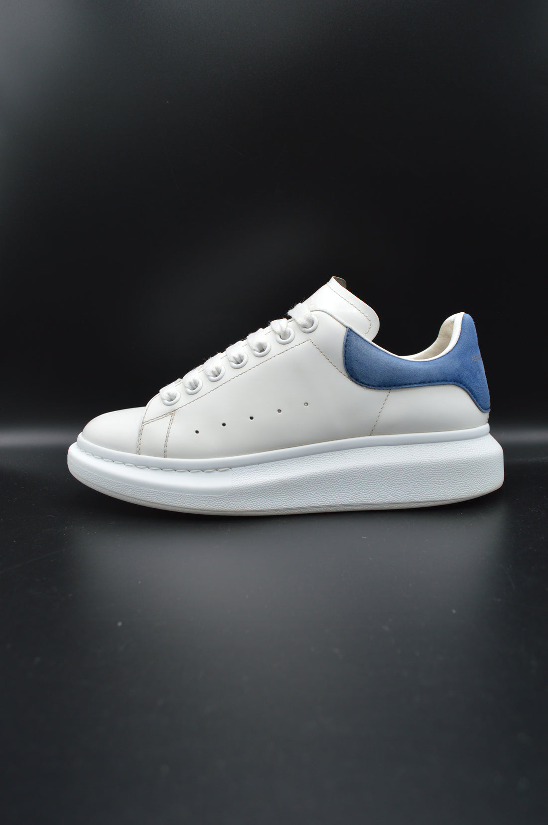Alexander Mcqueen Oversize blanc/bleu marine - T39