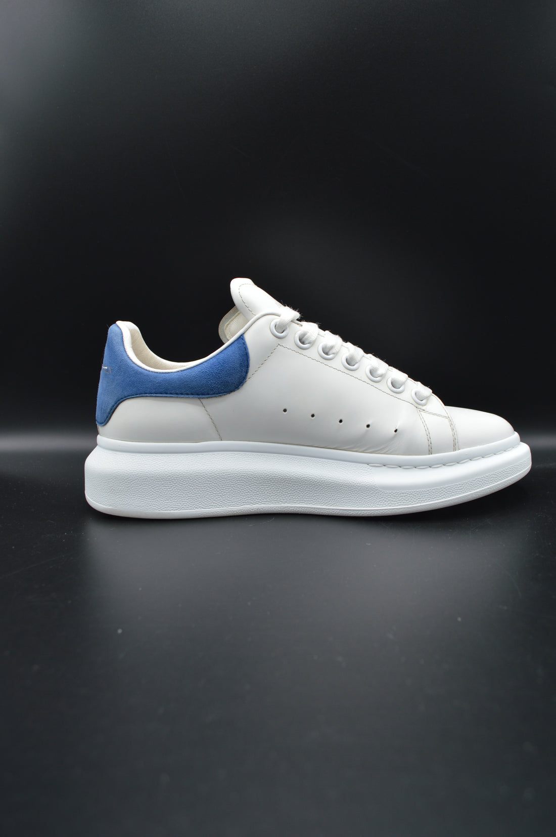 Alexander Mcqueen Oversize blanc/bleu marine - T39