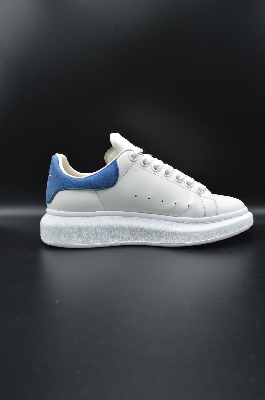 Alexander Mcqueen Oversize blanc/bleu marine - T39