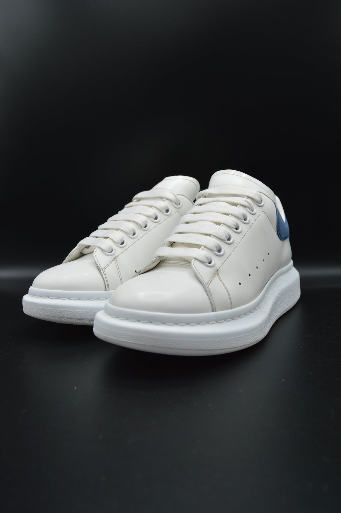 Alexander Mcqueen Oversize blanc/bleu marine - T39