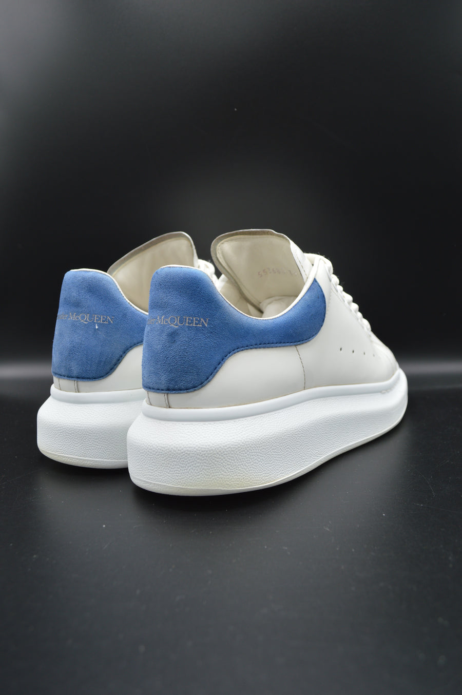 Alexander Mcqueen Oversize blanc/bleu marine - T39