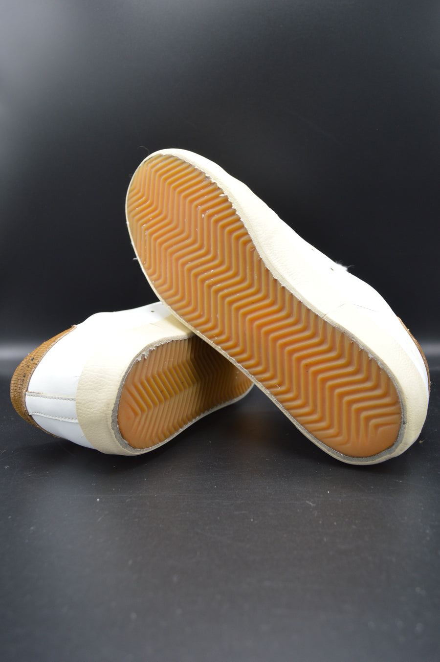 Golden Goose Superstar blanc/marron/paillette argent - T37