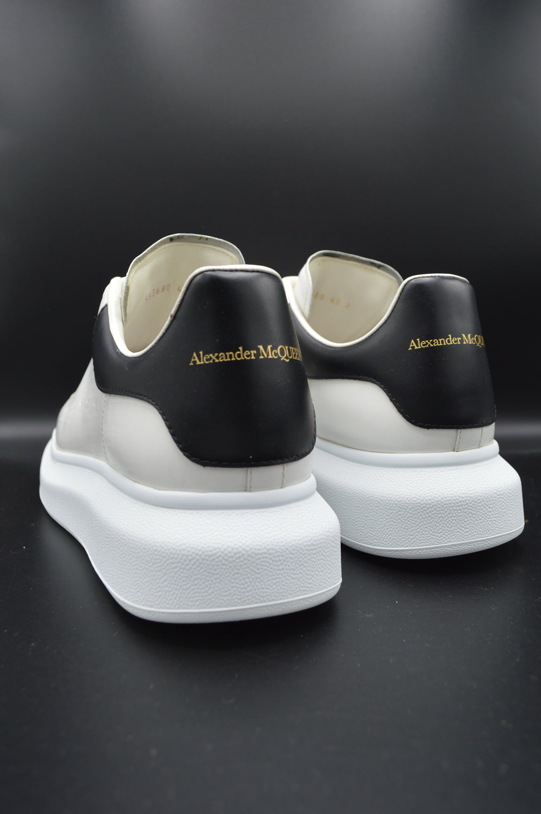 Alexander Mcqueen Oversize blanc/noir - T43
