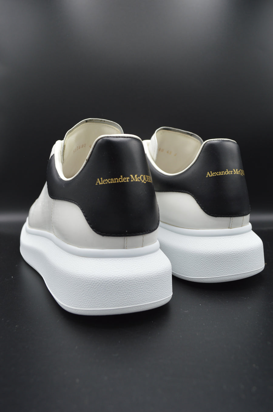 Alexander Mcqueen Oversize blanc/noir - T43