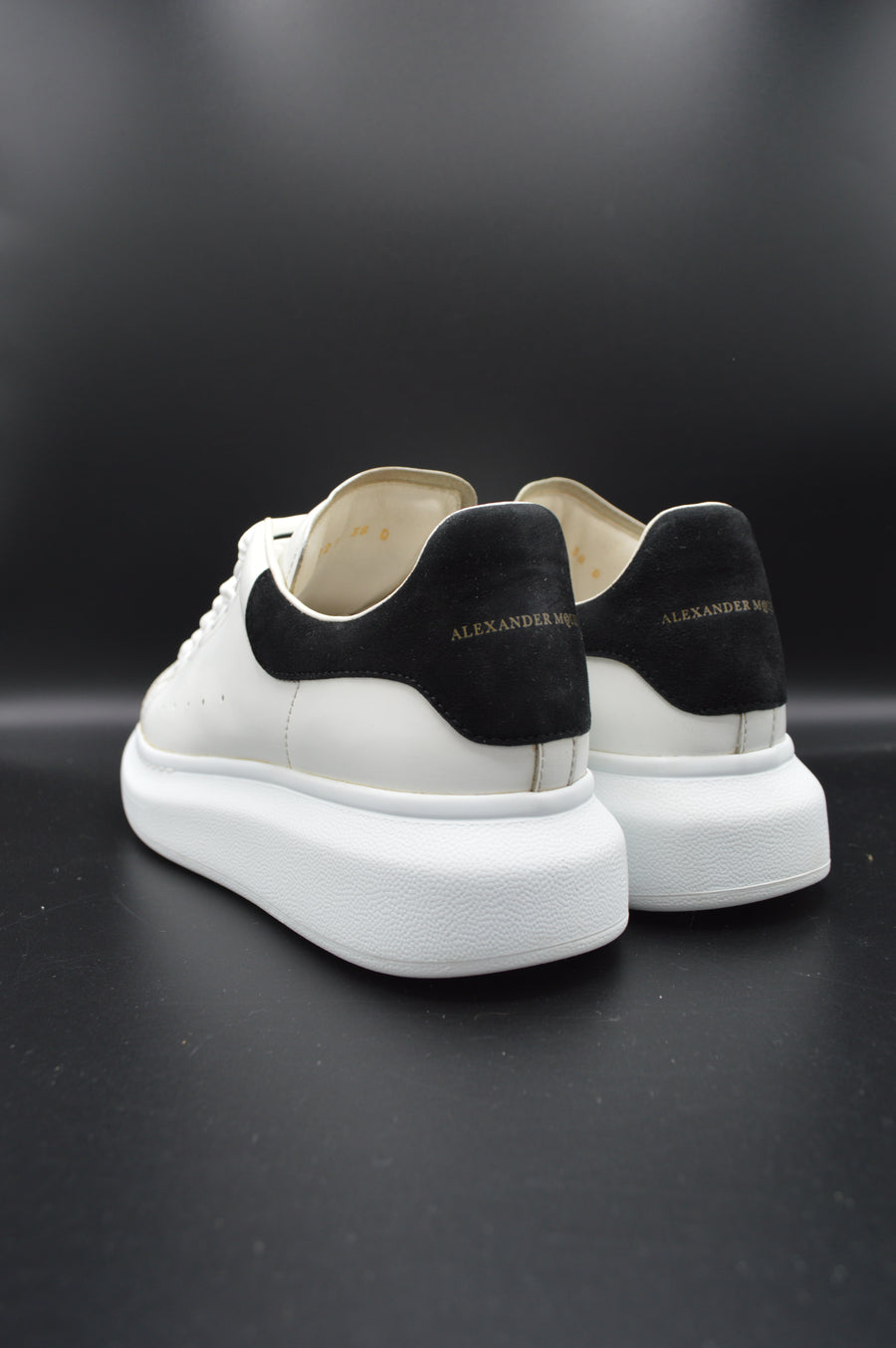 Alexander Mcqueen oversize blanc/noir - T38