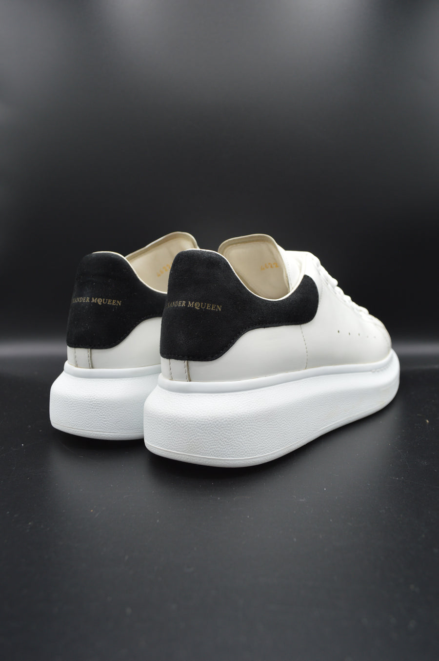 Alexander Mcqueen oversize blanc/noir - T38