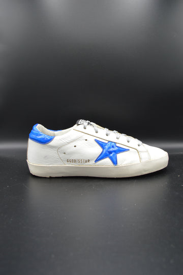 Golden Goose Superstar blanc/bleu roi - T36