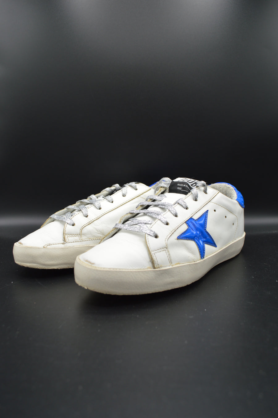 Golden Goose Superstar blanc/bleu roi - T36