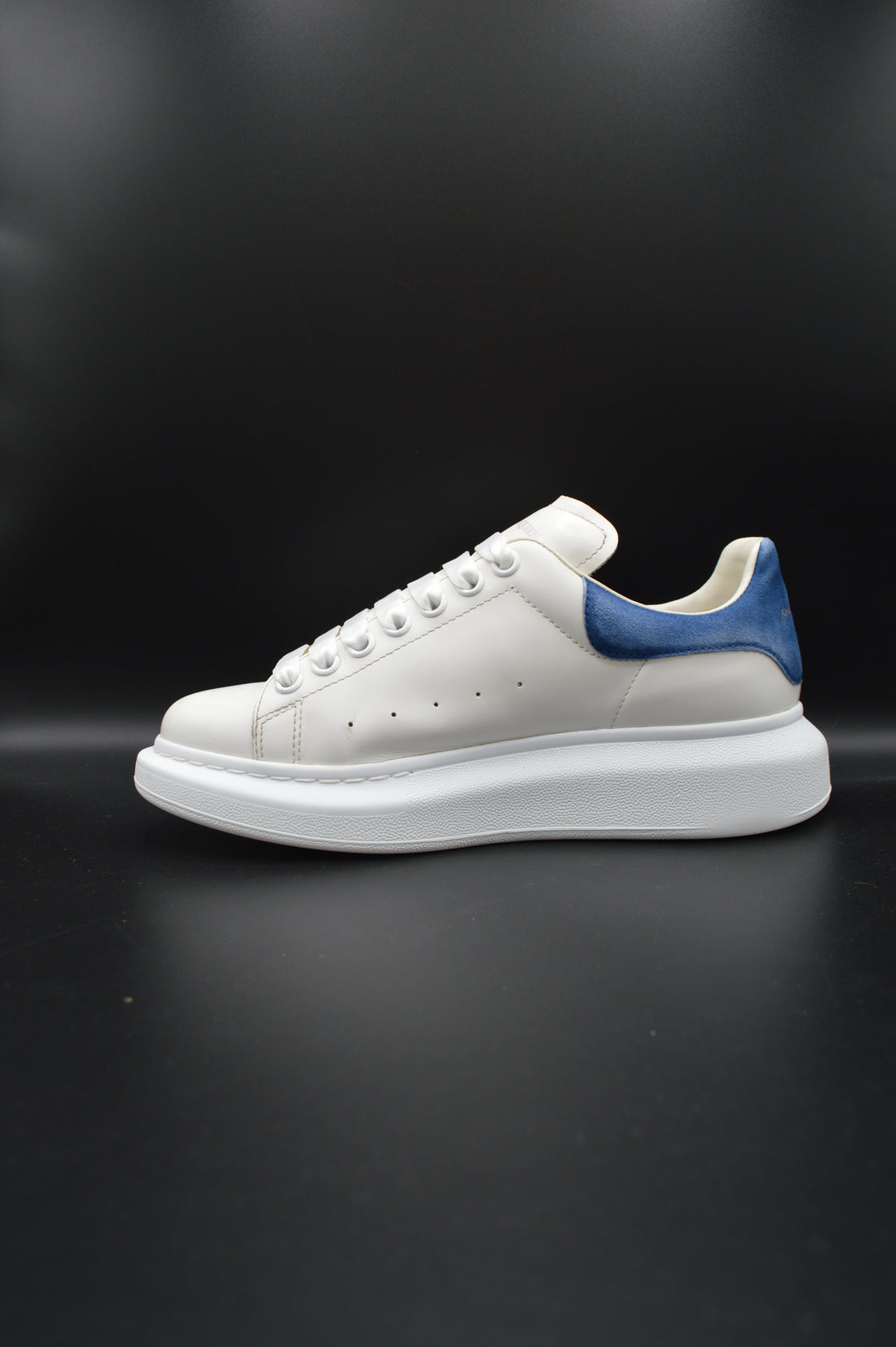 Alexander Mcqueen Oversize blanc/bleu marine - T39