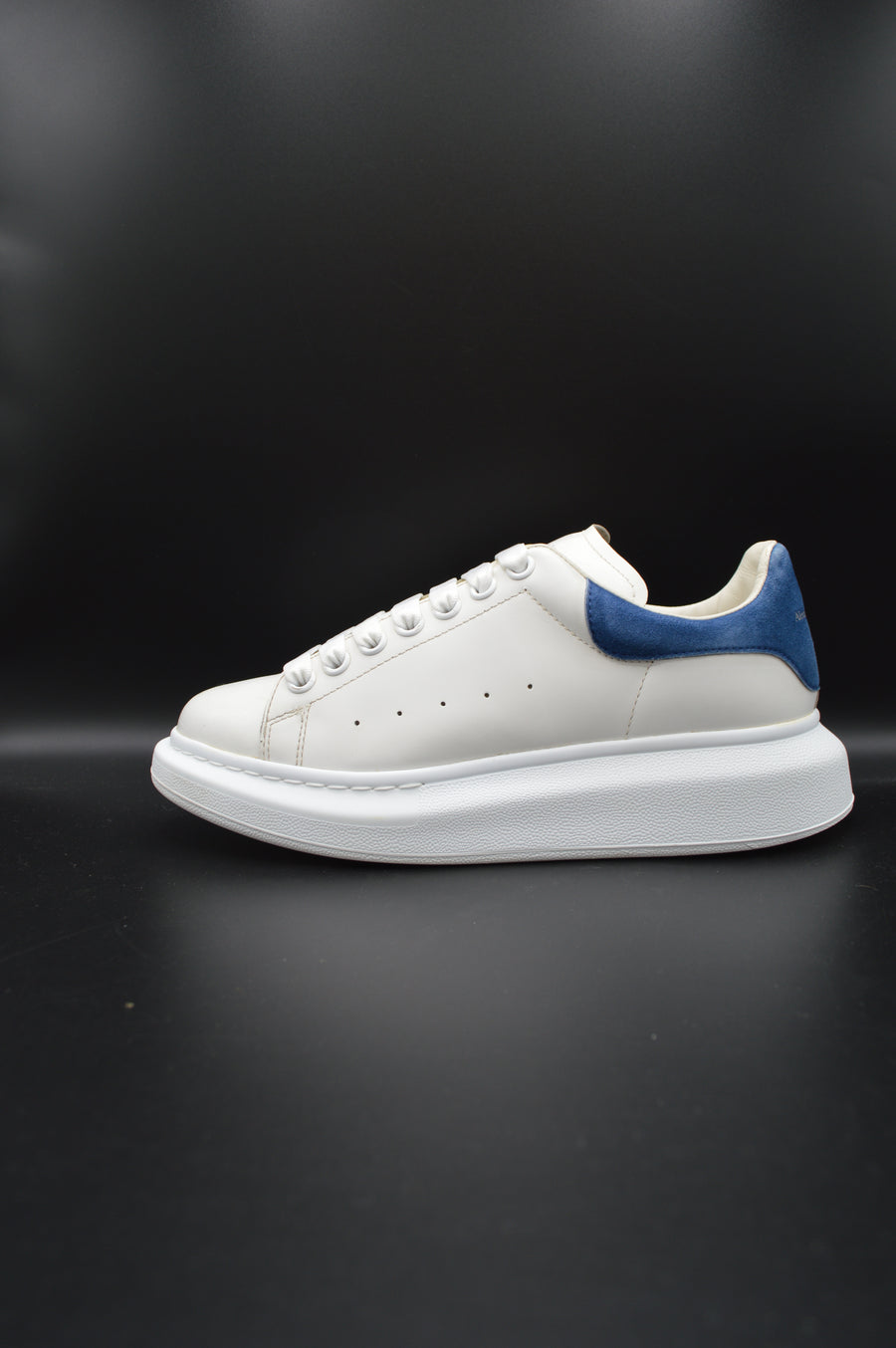 Alexander Mcqueen Oversize blanc/bleu marine - T39