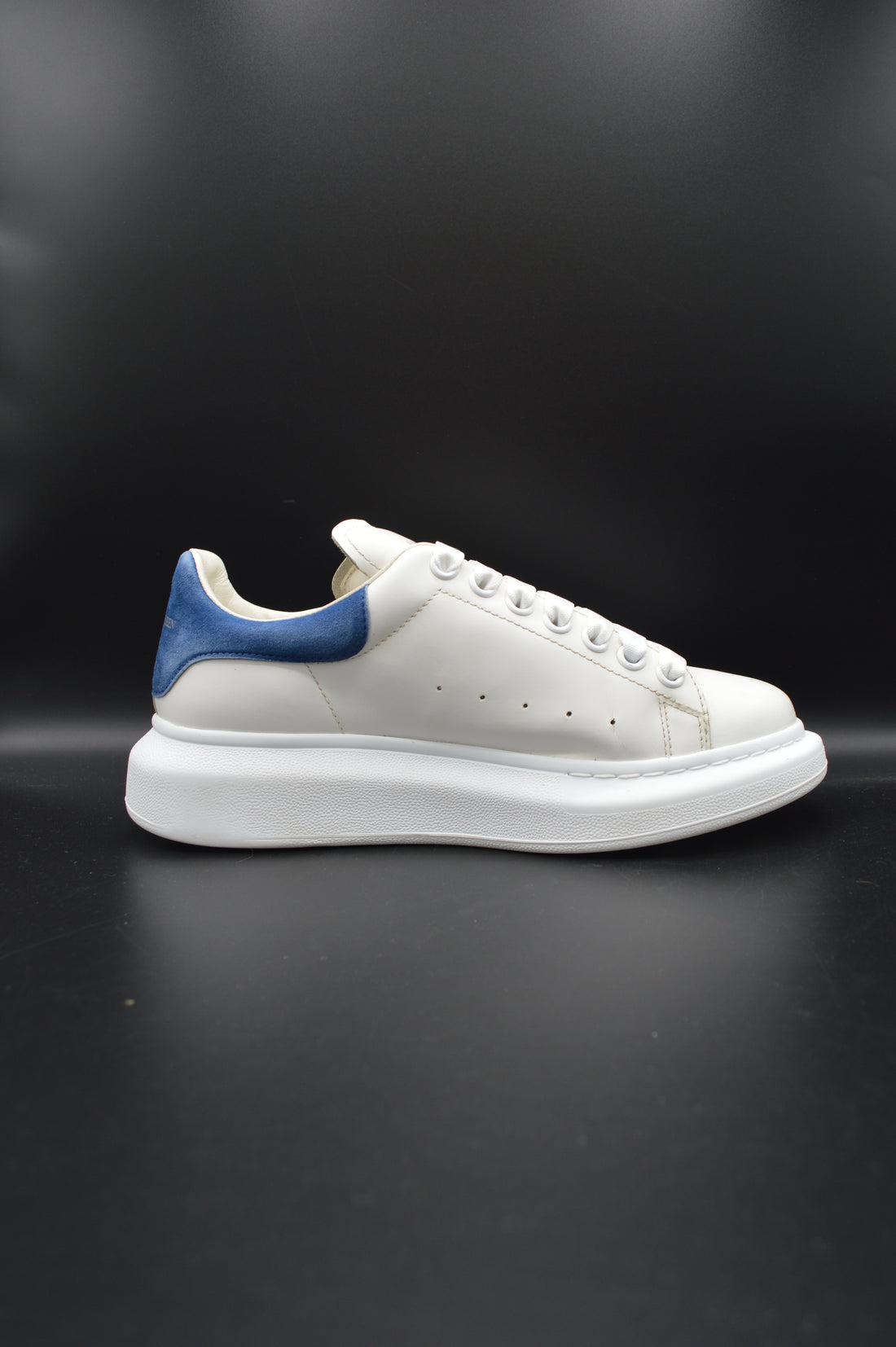 Alexander Mcqueen Oversize blanc/bleu marine - T39
