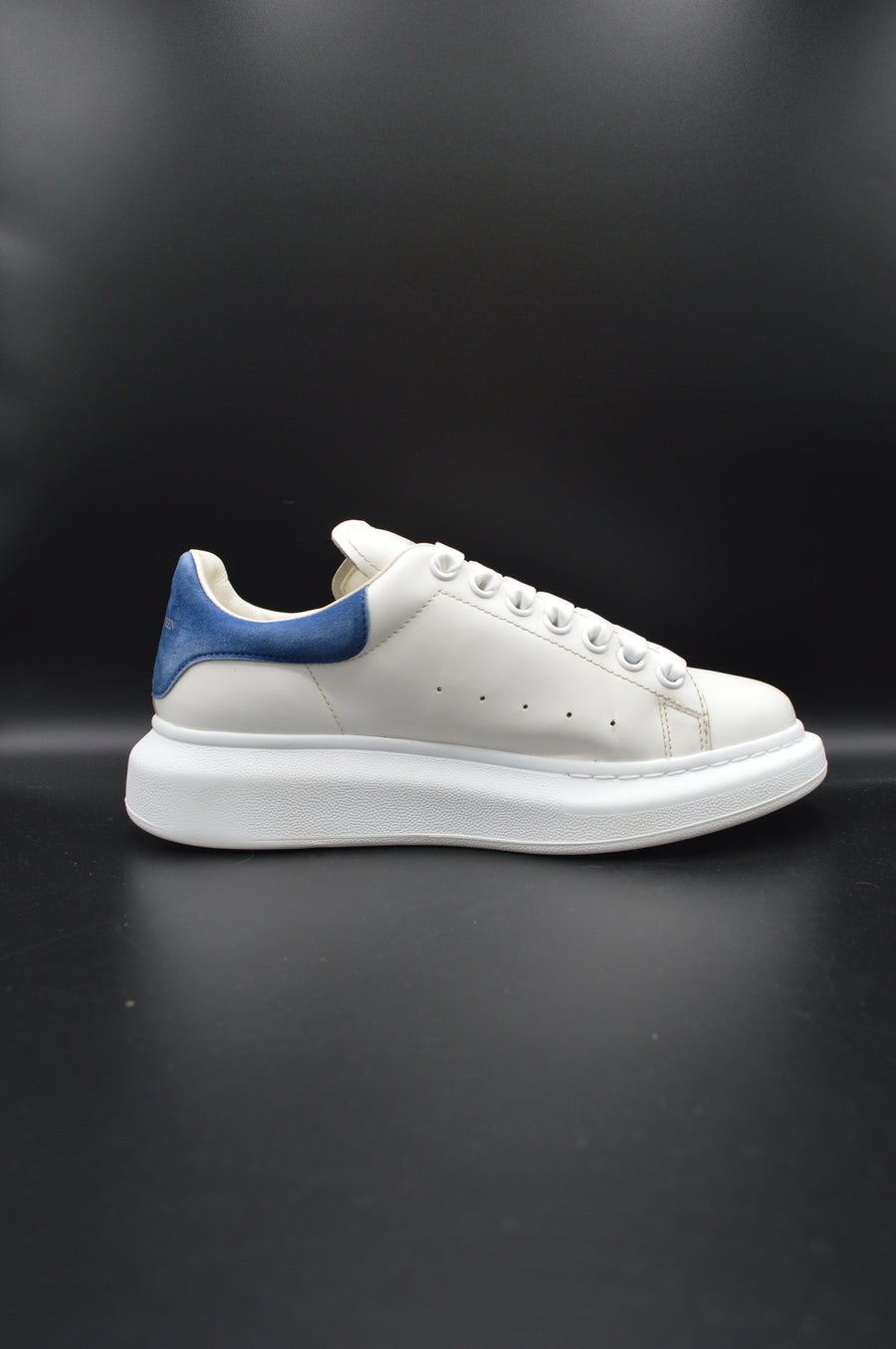 Alexander Mcqueen Oversize blanc/bleu marine - T39
