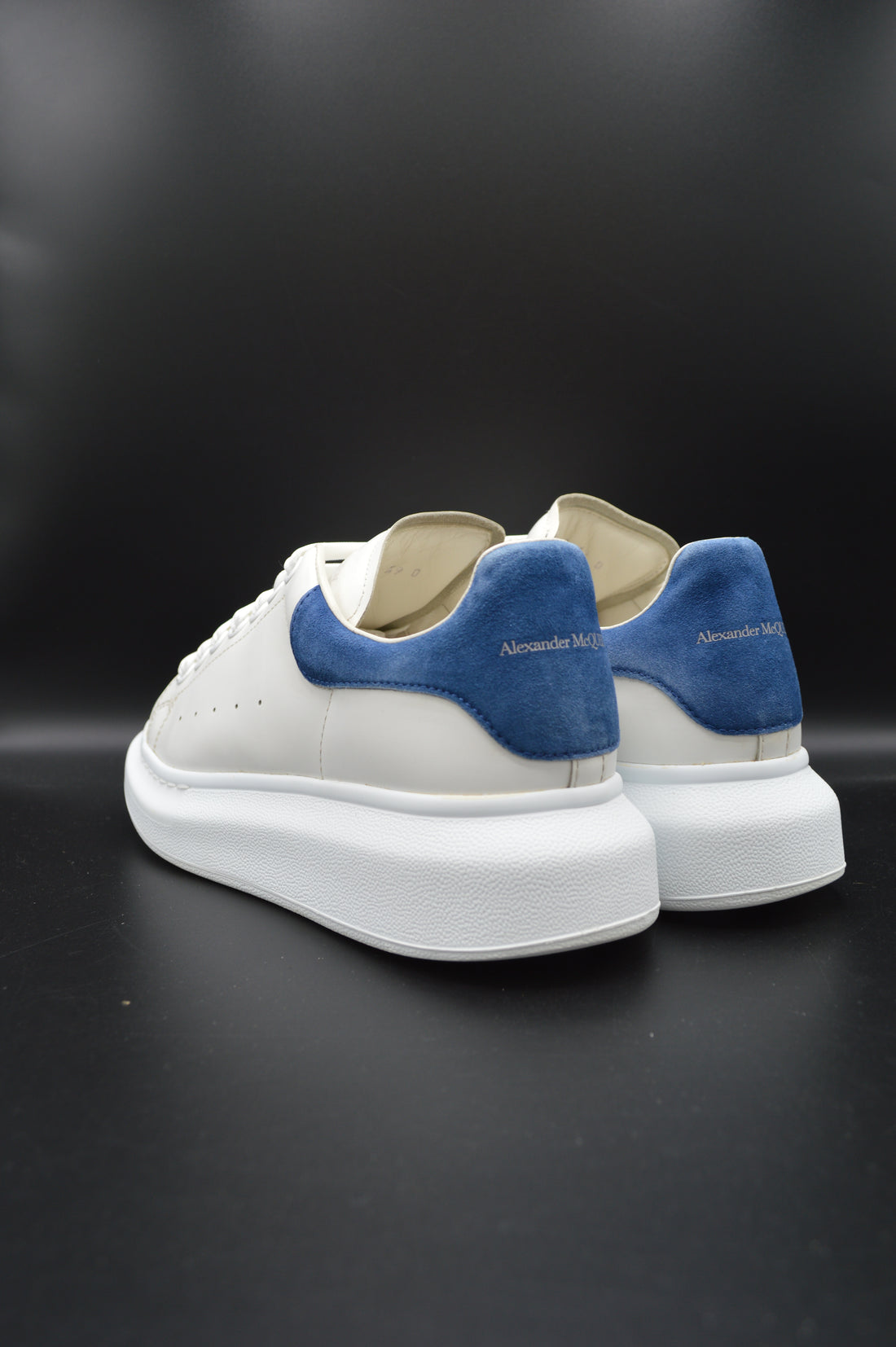 Alexander Mcqueen Oversize blanc/bleu marine - T39