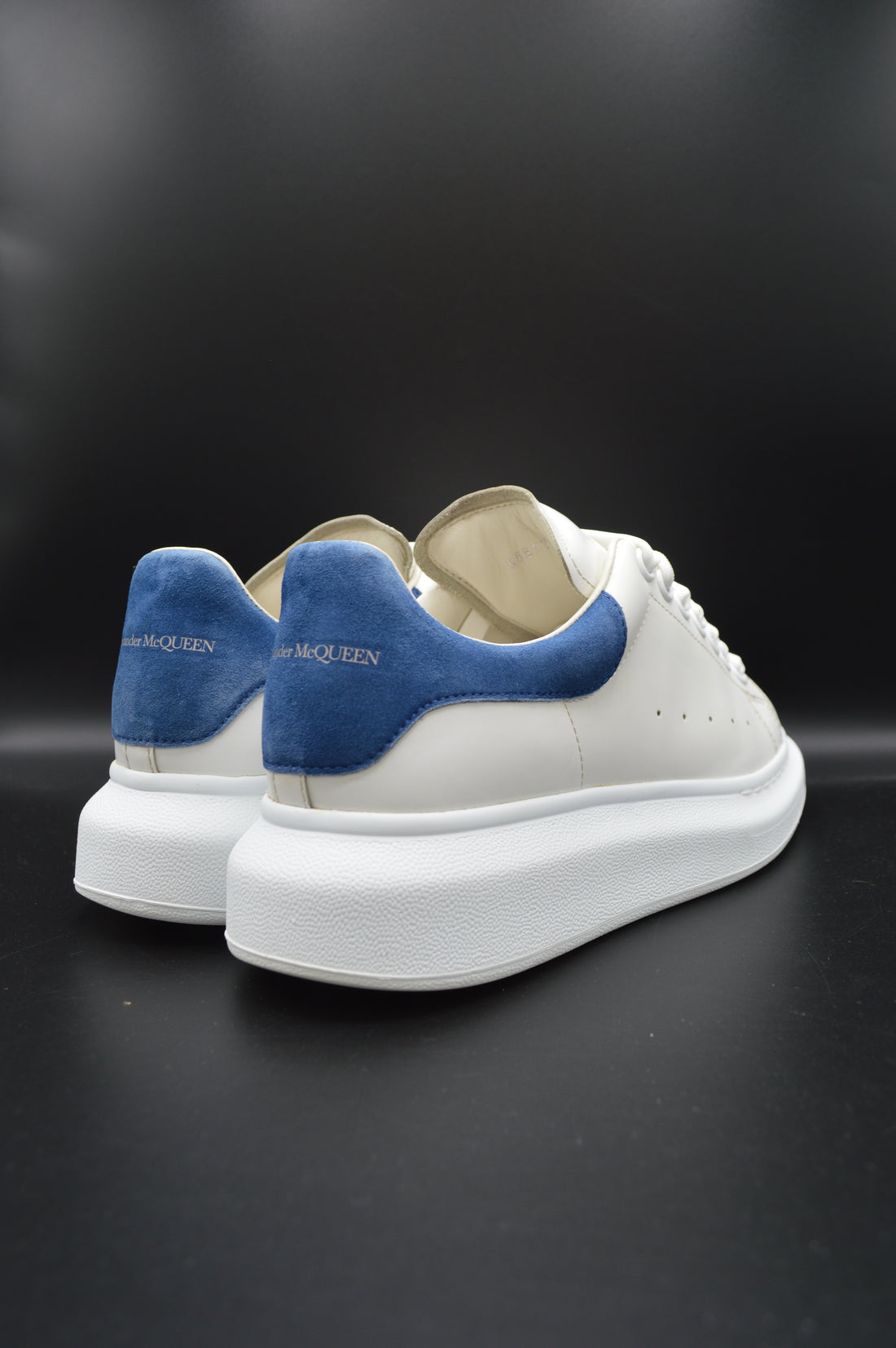 Alexander Mcqueen Oversize blanc/bleu marine - T39