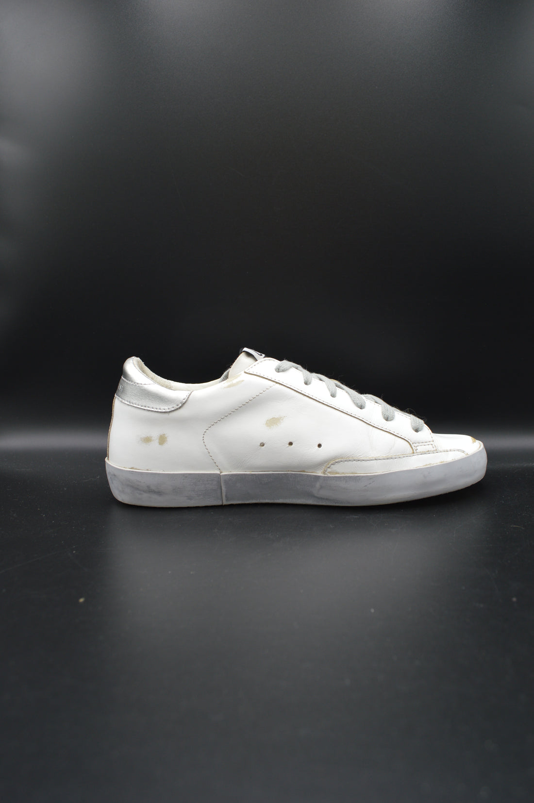 Golden Goose Superstar blanc/argent - T38