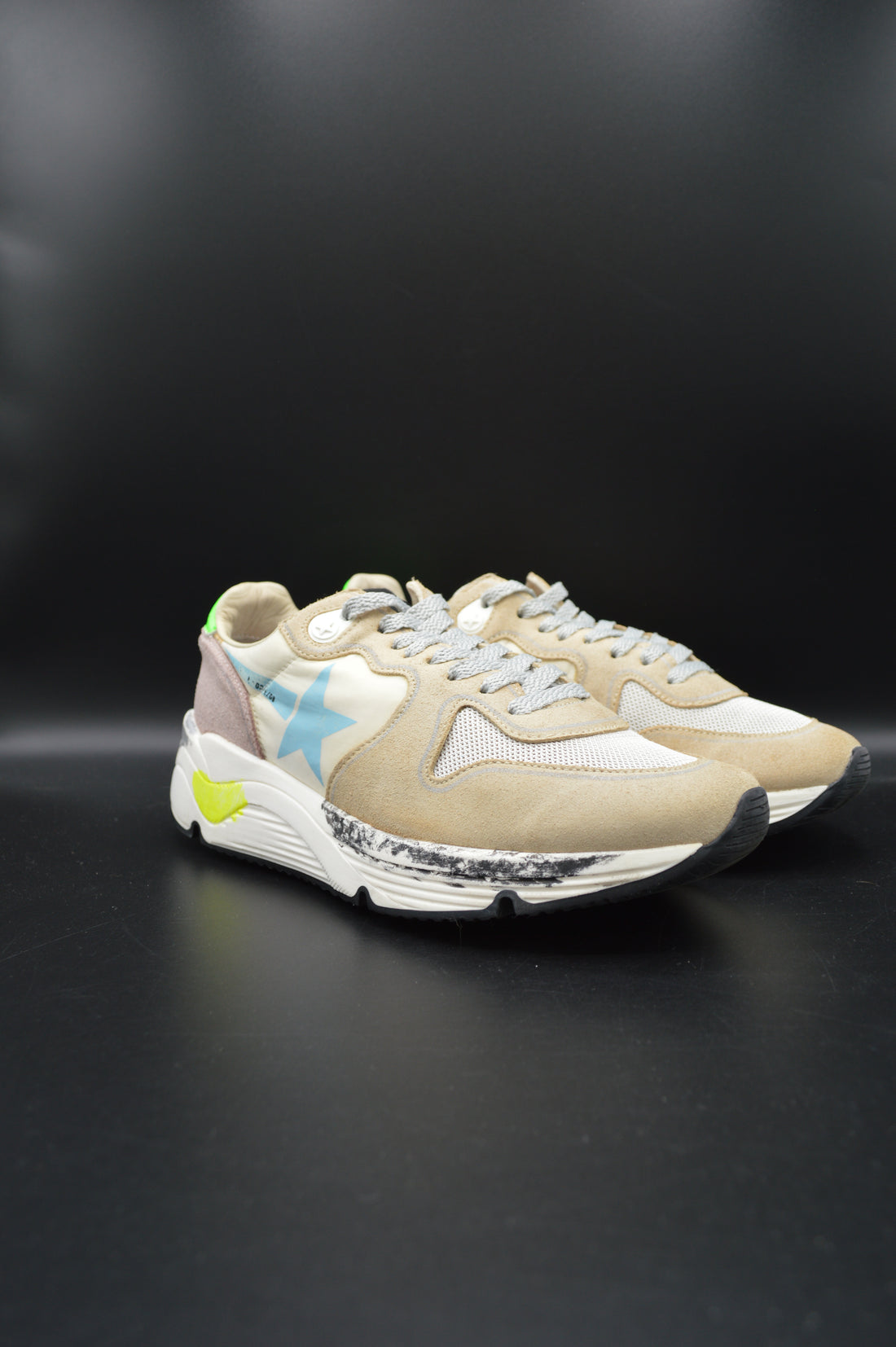 Golden Goose Running sole beige/gris - T35