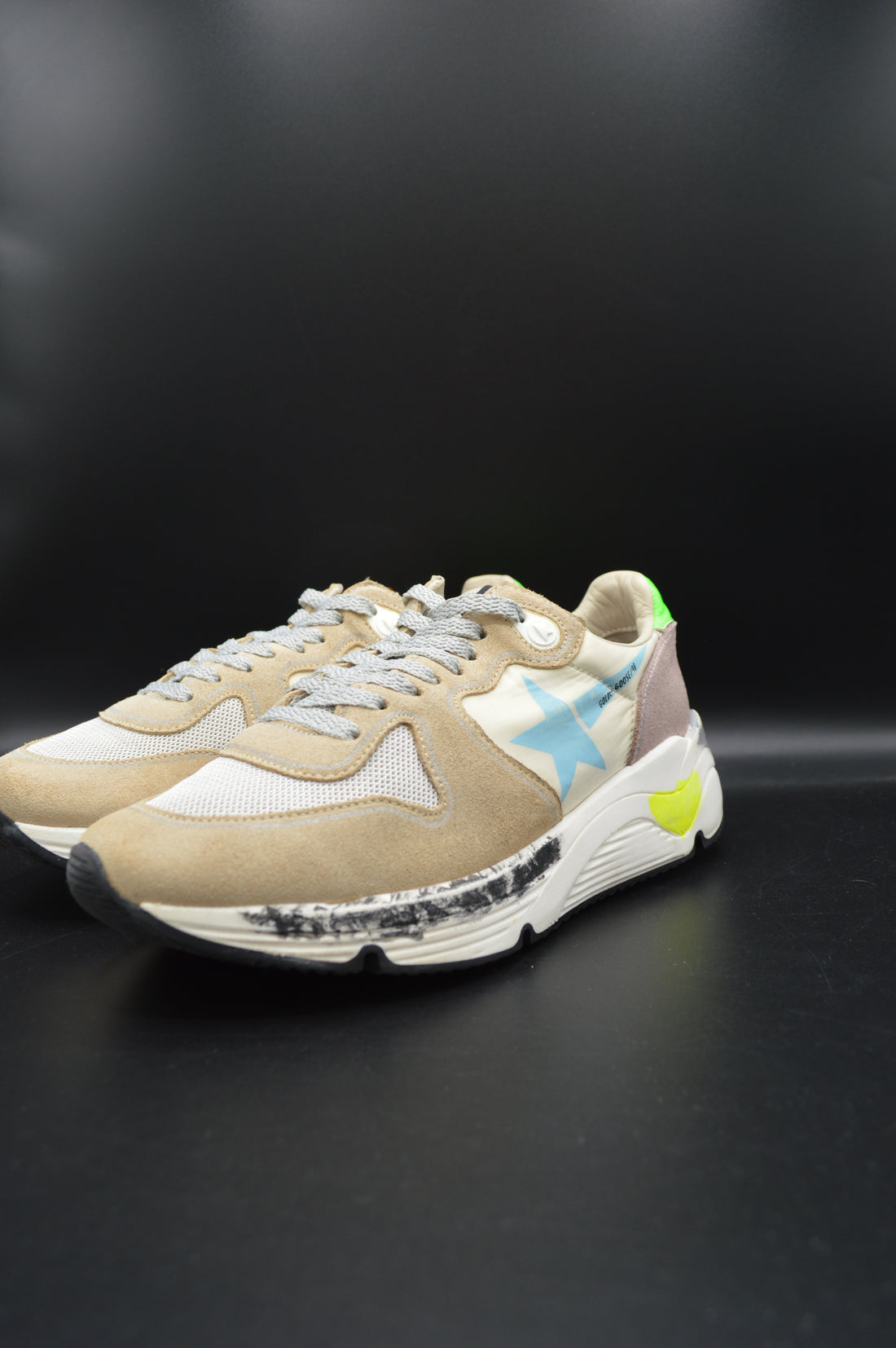 Golden Goose Running sole beige/gris - T35