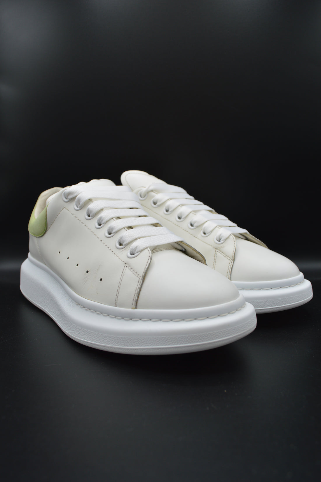 Alexander Mcqueen Oversize blanc/vert clair - T43