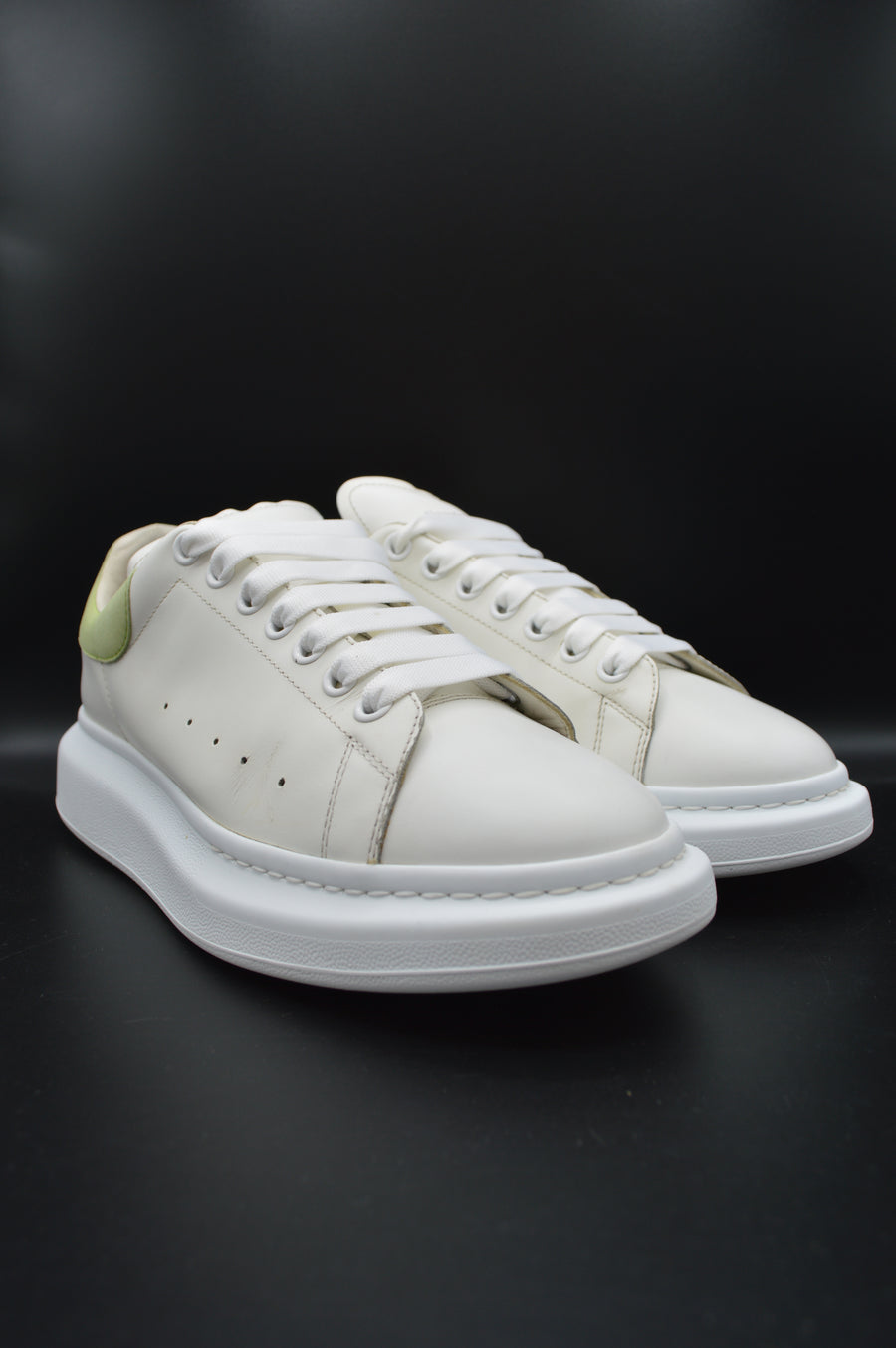 Alexander Mcqueen Oversize blanc/vert clair - T43