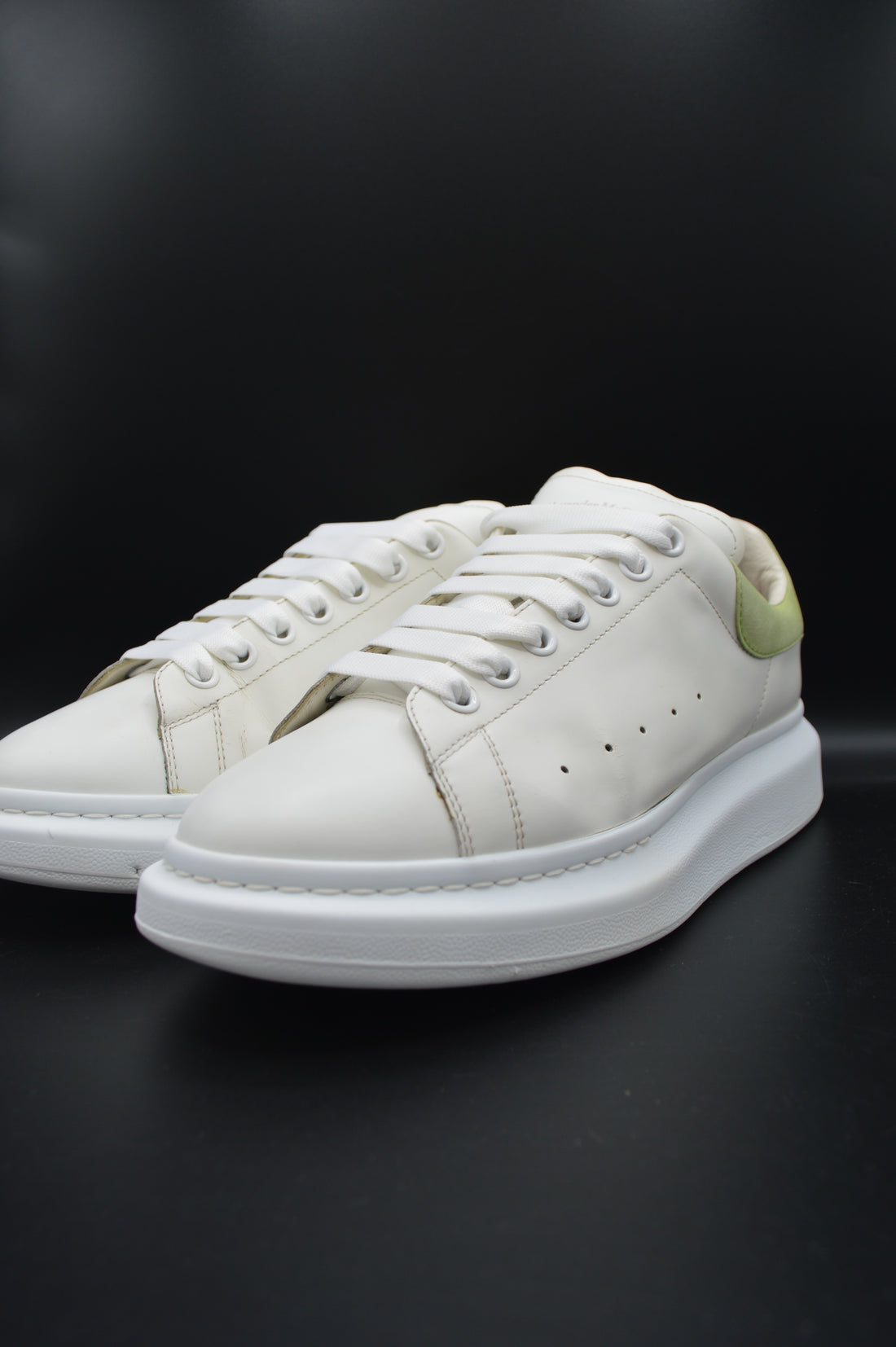 Alexander Mcqueen Oversize blanc/vert clair - T43