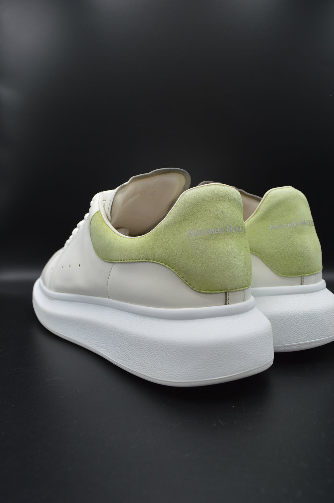 Alexander Mcqueen Oversize blanc/vert clair - T43