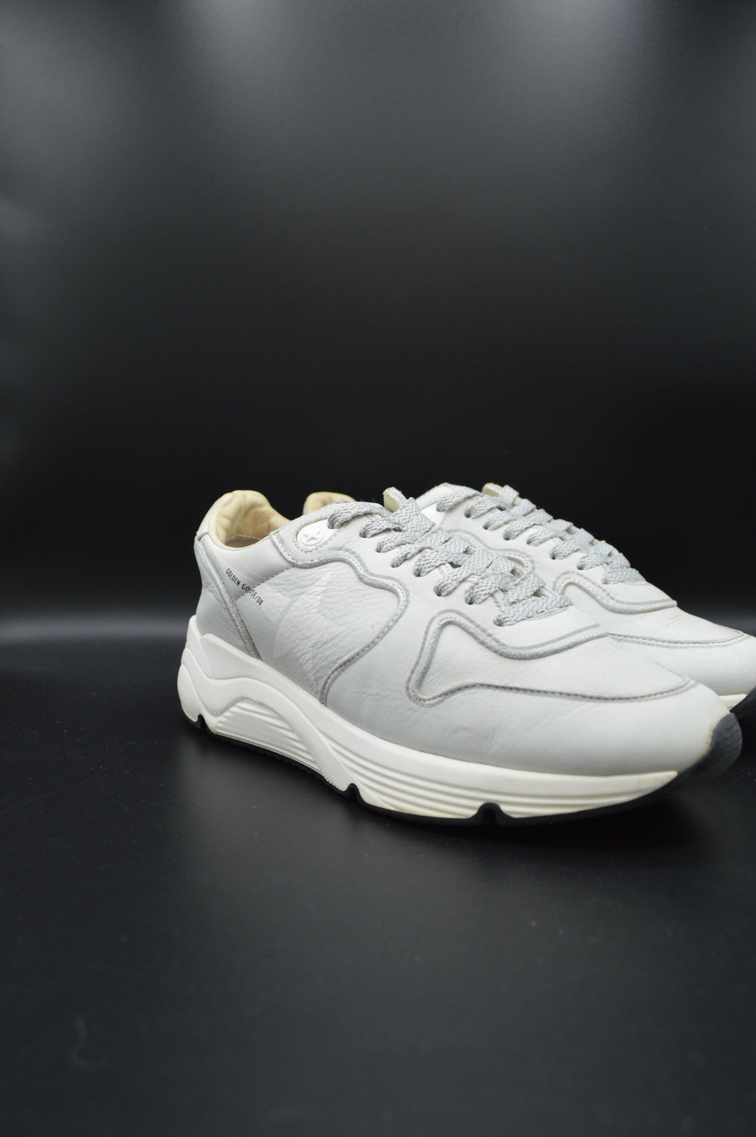Golden Goose Running Sole cuir blanc - T36